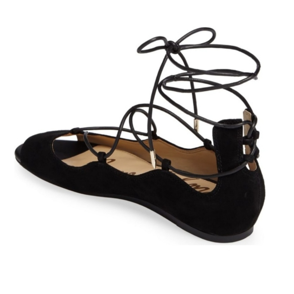 Casual Chic Sam Edelman Ghillie Flat - Picture 5 of 6